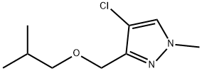 4-chloro-3-(isobutoxymethyl)-1-methyl-1H-pyrazole Structure