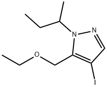 1-sec-butyl-5-(ethoxymethyl)-4-iodo-1H-pyrazole Structure