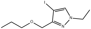 1-ethyl-4-iodo-3-(propoxymethyl)-1H-pyrazole Structure