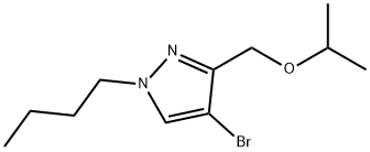 4-bromo-1-butyl-3-(isopropoxymethyl)-1H-pyrazole Structure