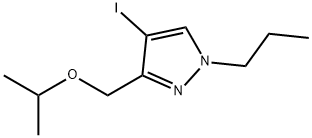 4-iodo-3-(isopropoxymethyl)-1-propyl-1H-pyrazole 구조식 이미지