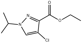 ethyl 4-chloro-1-isopropyl-1H-pyrazole-3-carboxylate Structure