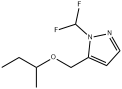 5-(sec-butoxymethyl)-1-(difluoromethyl)-1H-pyrazole Structure