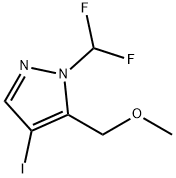 1-(difluoromethyl)-4-iodo-5-(methoxymethyl)-1H-pyrazole Structure