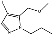 4-iodo-5-(methoxymethyl)-1-propyl-1H-pyrazole Structure