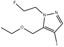 5-(ethoxymethyl)-1-(2-fluoroethyl)-4-iodo-1H-pyrazole Structure