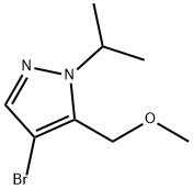 4-bromo-1-isopropyl-5-(methoxymethyl)-1H-pyrazole Structure