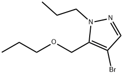 4-bromo-5-(propoxymethyl)-1-propyl-1H-pyrazole Structure