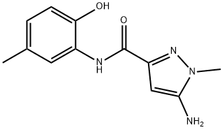 5-amino-N-(2-hydroxy-5-methylphenyl)-1-methyl-1H-pyrazole-3-carboxamide Structure