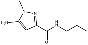 5-amino-1-methyl-N-propyl-1H-pyrazole-3-carboxamide Structure