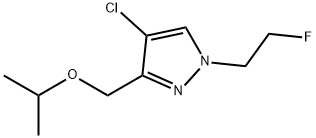 4-chloro-1-(2-fluoroethyl)-3-(isopropoxymethyl)-1H-pyrazole Structure