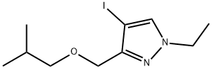 1-ethyl-4-iodo-3-(isobutoxymethyl)-1H-pyrazole Structure