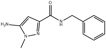 5-amino-N-benzyl-1-methyl-1H-pyrazole-3-carboxamide Structure