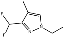 3-(difluoromethyl)-1-ethyl-4-methyl-1H-pyrazole Structure