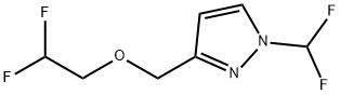 3-[(2,2-difluoroethoxy)methyl]-1-(difluoromethyl)-1H-pyrazole Structure