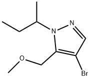 4-bromo-1-sec-butyl-5-(methoxymethyl)-1H-pyrazole Structure