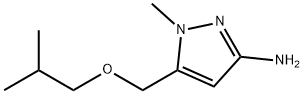 5-(isobutoxymethyl)-1-methyl-1H-pyrazol-3-amine Structure