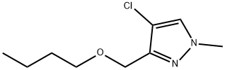 3-(butoxymethyl)-4-chloro-1-methyl-1H-pyrazole Structure