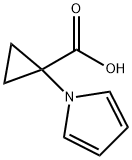 Cyclopropanecarboxylic acid, 1-(1H-pyrrol-1-yl)- Structure