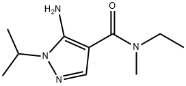 5-amino-N-ethyl-1-isopropyl-N-methyl-1H-pyrazole-4-carboxamide Structure