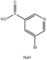 3-Pyridinesulfinic acid, 5-bromo-, sodium salt (1:1) 구조식 이미지