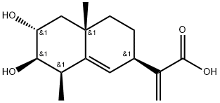 2,3-Dihydroxypterodontic acid 구조식 이미지
