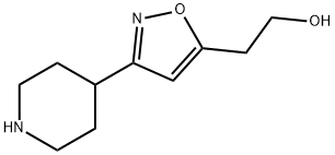 5-Isoxazoleethanol, 3-(4-piperidinyl)- Structure