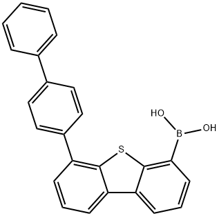 Boronic acid, B-(6-[1,1'-biphenyl]-4-yl-4-dibenzothienyl)- 구조식 이미지