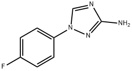 1-(4-Fluorophenyl)-1H-1,2,4-triazol-3-amine 구조식 이미지