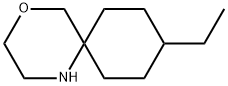 4-Oxa-1-azaspiro[5.5]undecane, 9-ethyl- 구조식 이미지