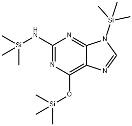 Tris(trimethylsilyl)guanine Structure