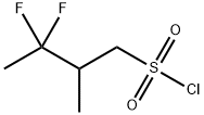 1-Butanesulfonyl chloride, 3,3-difluoro-2-methyl- Structure