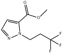 methyl 1-(3,3,3-trifluoropropyl)-1H-pyrazole-5-carboxylate Structure