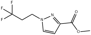 methyl 1-(3,3,3-trifluoropropyl)-1H-pyrazole-3-carboxylate Structure