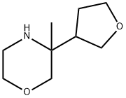 Morpholine, 3-methyl-3-(tetrahydro-3-furanyl)- 구조식 이미지