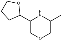 Morpholine, 3-methyl-5-(tetrahydro-2-furanyl)- 구조식 이미지