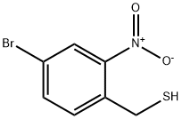 Benzenemethanethiol, 4-bromo-2-nitro- Structure