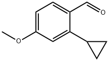 Benzaldehyde, 2-cyclopropyl-4-methoxy- 구조식 이미지