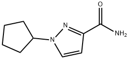 1-cyclopentyl-1H-pyrazole-3-carboxamide Structure