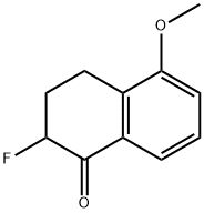 1(2H)-Naphthalenone, 2-fluoro-3,4-dihydro-5-methoxy- Structure
