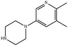 Piperazine, 1-(5,6-dimethyl-3-pyridinyl)- Structure