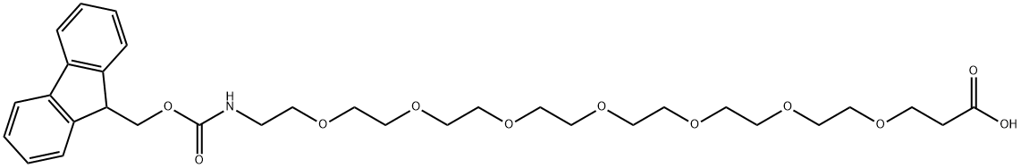 FMoc-NH-PEG7-CH2CH2COOH 구조식 이미지