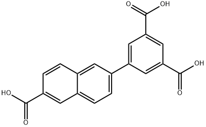 5-(6-carboxynaphthalen-2-yl)isophthalic acid 구조식 이미지