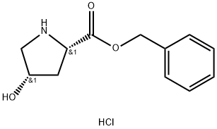 benzyl (2S,4S)-4-hydroxypyrrolidine-2-carboxylate hydrochloride 구조식 이미지
