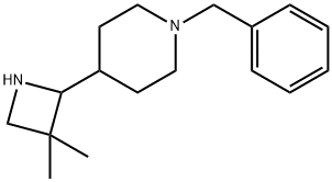 Piperidine, 4-(3,3-dimethyl-2-azetidinyl)-1-(phenylmethyl)- Structure