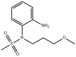 Methanesulfonamide, N-(2-aminophenyl)-N-(3-methoxypropyl)- Structure