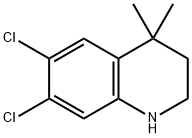 Quinoline, 6,7-dichloro-1,2,3,4-tetrahydro-4,4-dimethyl- Structure