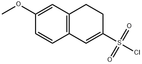 2-Naphthalenesulfonyl chloride, 3,4-dihydro-6-methoxy- Structure