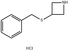 Azetidine, 3-[(phenylmethyl)thio]-, hydrochloride (1:1) Structure