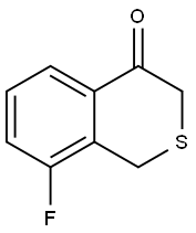 1H-2-Benzothiopyran-4(3H)-one, 8-fluoro- Structure